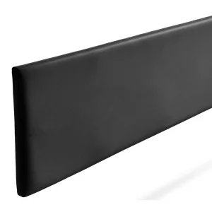 Hoofddeel Bekleed NOVA Kunstleer 145x50x5 cm – Zwart – Moonia