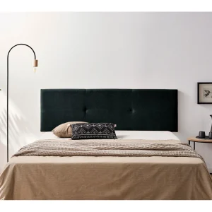 Hoofddeel Bekleed ALMA Acualine 160x50x5 cm – Zwart – Moonia Hoofddeel Bekleed ALMA Acualine 160x50x5 cm – Zwart – Moonia