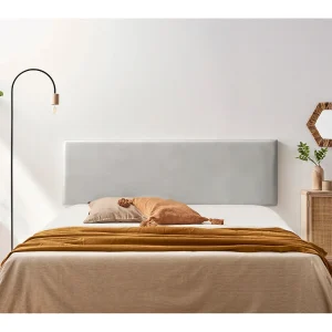 Hoofddeel Bekleed NOVA Kunstleer 170x50x5 cm – Lichtgrijs – Moonia