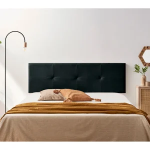 Hoofddeel Bekleed ALTEA Acualine 130x50x5 cm – Zwart – Moonia