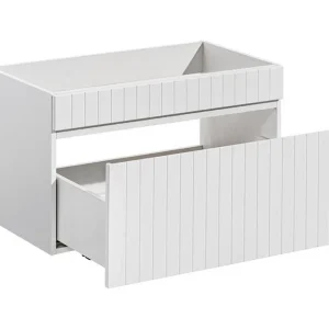 ICON witte set: onderkastmeubel 160cm + blad voor wastafel + twee witte opbouwwastafels ICON witte set: onderkastmeubel 160cm + blad voor wastafel + twee witte opbouwwastafels