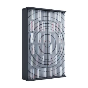 Houten CD DVD Stand Plank Glas Deur Tilano L Houten CD DVD Stand Plank Glas Deur Tilano L