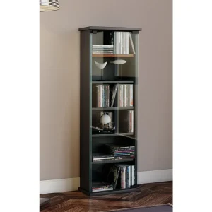 Hout CD DVD Stand Plank Vetro Glas Deur Hout CD DVD Stand Plank Vetro Glas Deur