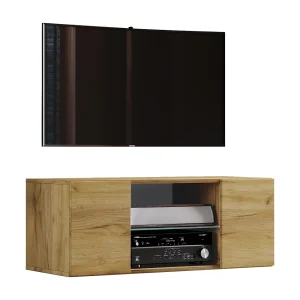 Hout TV Muur Lowboard Fernseh Jusa 115 Hout TV Muur Lowboard Fernseh Jusa 115