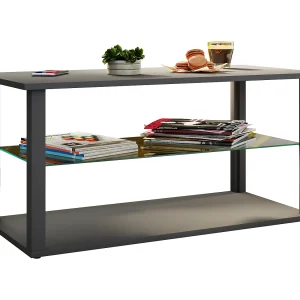 Houten Sofatic Koffietafel Glas Wanilo L Houten Sofatic Koffietafel Glas Wanilo L