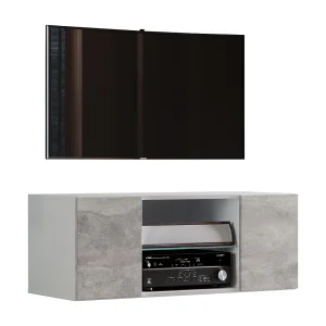 Hout TV Muur Lowboard Fernseh Jusa 115 Hout TV Muur Lowboard Fernseh Jusa 115