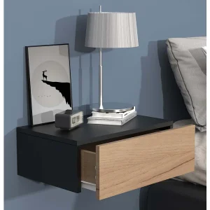 Houten muur hangende nachtkastje Usal M 45 cm