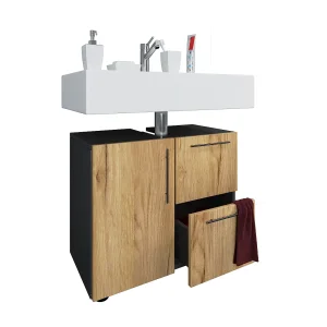 Houten badkamerkast Flandu lade Houten badkamerkast Flandu lade