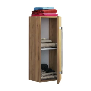 Houten badkamermeubilair Midi-kastrank Badinos D