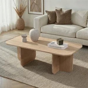 Houten salontafel "Akira" 120 x 60 x 41 cm – Saffier eik Houten salontafel "Akira" 120 x 60 x 41 cm – Saffier eik