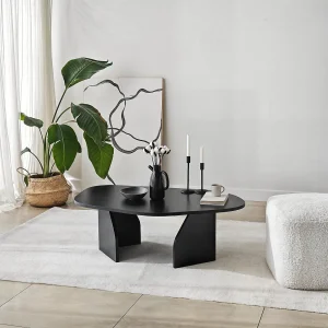 Houten salontafel Rock 100 x 60 x 35 cm – Zwart Houten salontafel Rock 100 x 60 x 35 cm – Zwart
