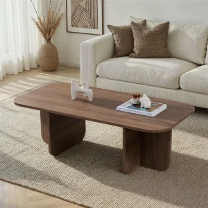 Houten salontafel "Akira" 120 x 60 x 41 cm – Notelaar Houten salontafel "Akira" 120 x 60 x 41 cm – Notelaar