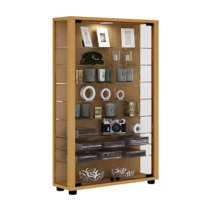 Houten Glas Stand Showcase Lumo Mini Houten Glas Stand Showcase Lumo Mini