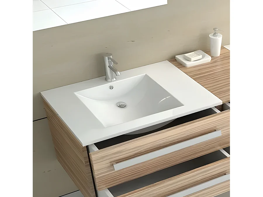 Inbouwwastafel Rea Dafne 75 White