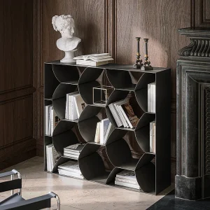 Honeybook Boekenkast – Houtskoolgrijze structuur, 135 x 118 T6489S- Honeybook boekenkast, koolstofgrijs structuur, 135X118 Honeybook Boekenkast – Houtskoolgrijze structuur, 135 x 118 T6489S- Honeybook boekenkast, koolstofgrijs structuur, 135X118