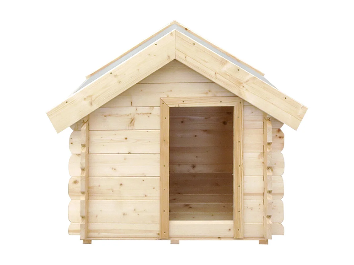 Houten hondenhok voor buiten - 76x 99xH80 cm, maat S - M401-1