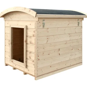 Houten hondenhok voor buiten – 87x102xH85 cm, maat S – M405-1 Houten hondenhok voor buiten – 87x102xH85 cm, maat S – M405-1