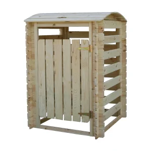 Houten afvalcontainerberging met afsluitbare deuren – 180x97xH137 cm – M606-1 Houten afvalcontainerberging met afsluitbare deuren – 180x97xH137 cm – M606-1