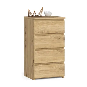 Kommode CL4 met 4 Lades / AKORD Furniture Factory / Artisan Eik / 40x74x35 cm Kommode CL4 met 4 Lades / AKORD Furniture Factory / Artisan Eik / 40x74x35 cm