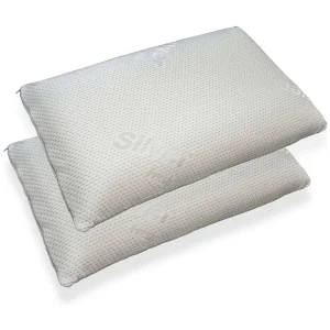Talamo Italië Kussen Kanker 13h cm Wit Onvervormbaar Schimmelvrij Antibacterieel Antiallergisch Stofstructuur, Witte Kleur Talamo Italië Kussen Kanker 13h cm Wit Onvervormbaar Schimmelvrij Antibacterieel Antiallergisch Stofstructuur, Witte Kleur