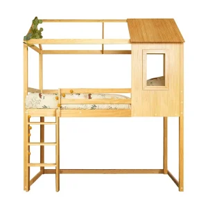 Hoogslaper hout grenen 189.5x197x97 cm Hoogslaper hout grenen 189.5x197x97 cm