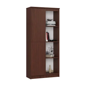 Kast R80 1 Deur 8 Planken Staand 80x180x35cm Mat Wenge Kast R80 1 Deur 8 Planken Staand 80x180x35cm Mat Wenge
