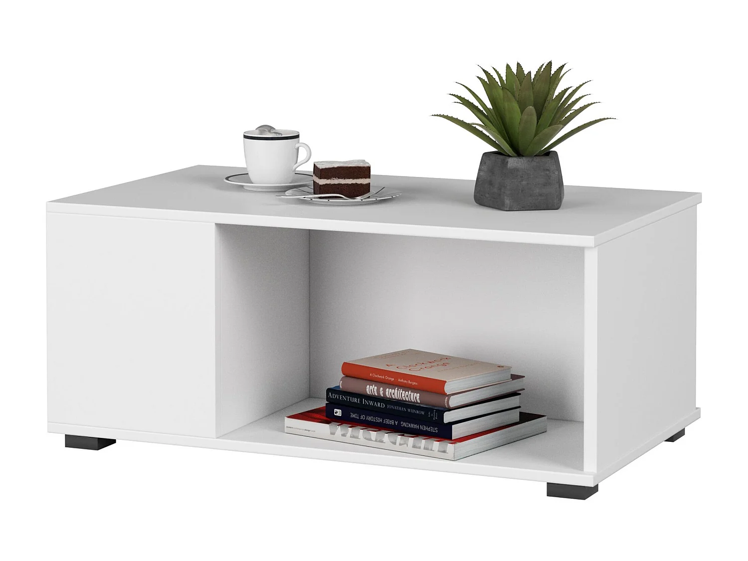 Salontafel Koffietafel JULIET / AKORD Furniture Factory / Wit / 90 x 38 x 51 cm