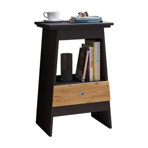 Houten bijzettafel nachtkastje Spidali Houten bijzettafel nachtkastje Spidali