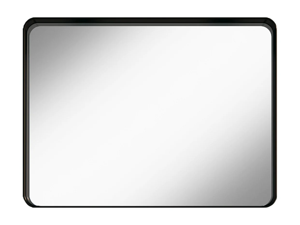 Indus spiegel 80x60 mat zwart - Essebagno