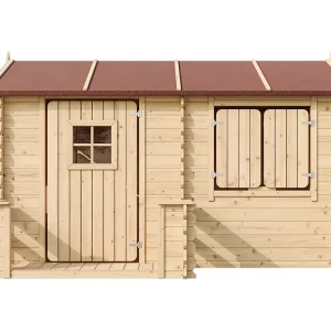 Houten speelhuis voor kinderen B2.00 x D1.80 x H1.00 meter – TIMBELA M503 Houten speelhuis voor kinderen B2.00 x D1.80 x H1.00 meter – TIMBELA M503