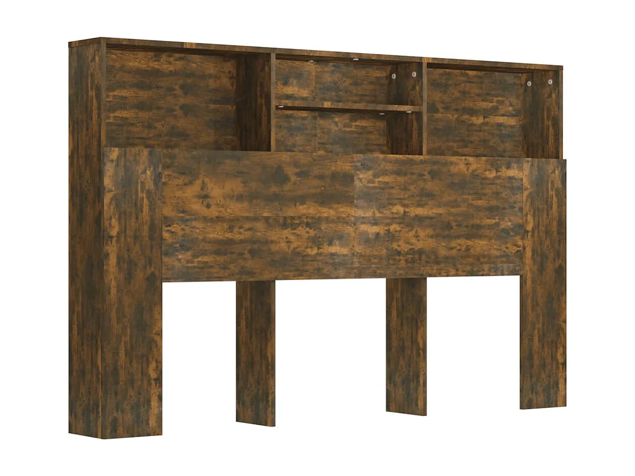 Hoofdbordkast 160x19x103,5 cm gerookt eikenkleurig