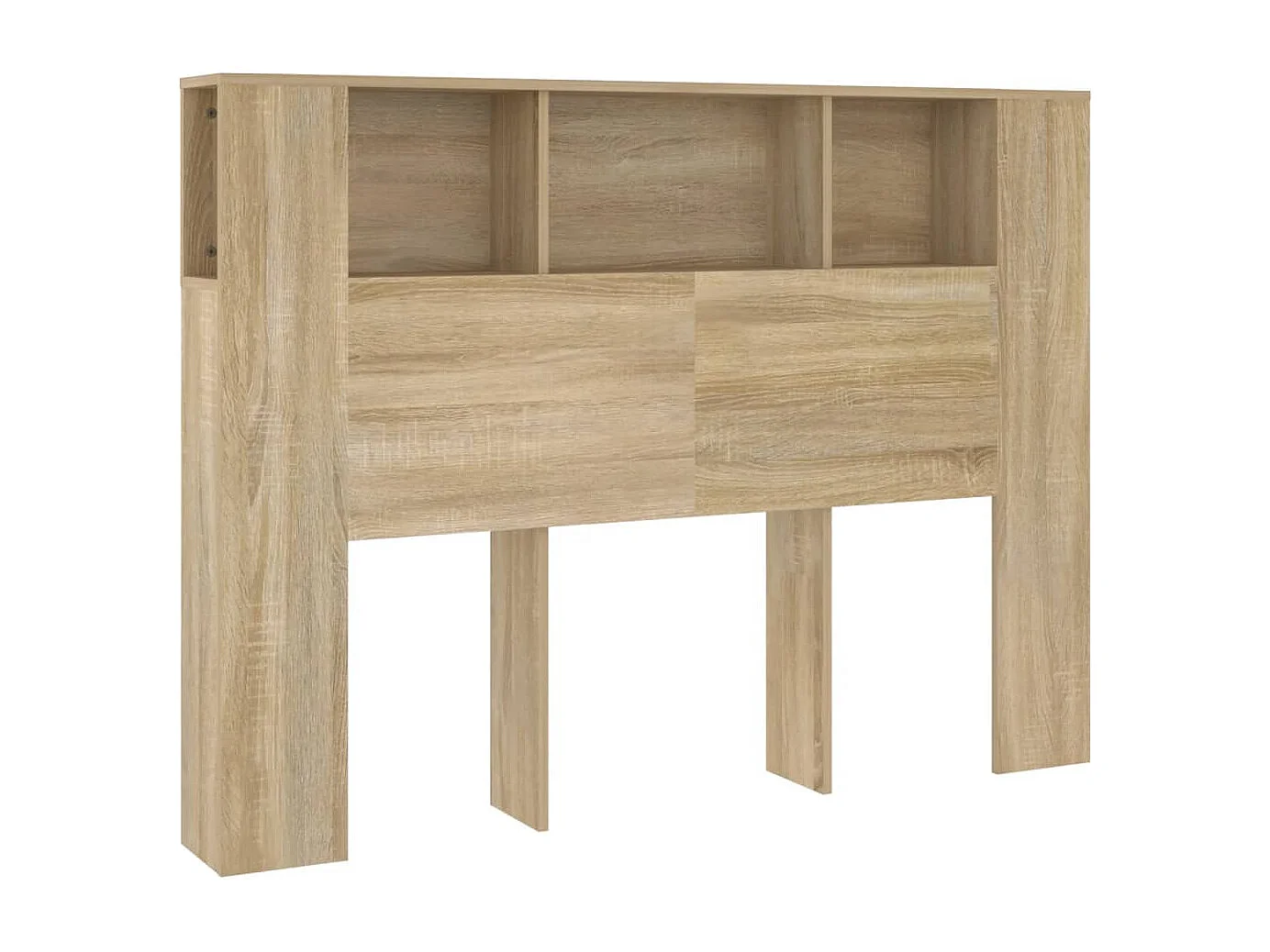 Hoofdbordkast 140x18,5x104,5 cm sonoma eikenkleurig