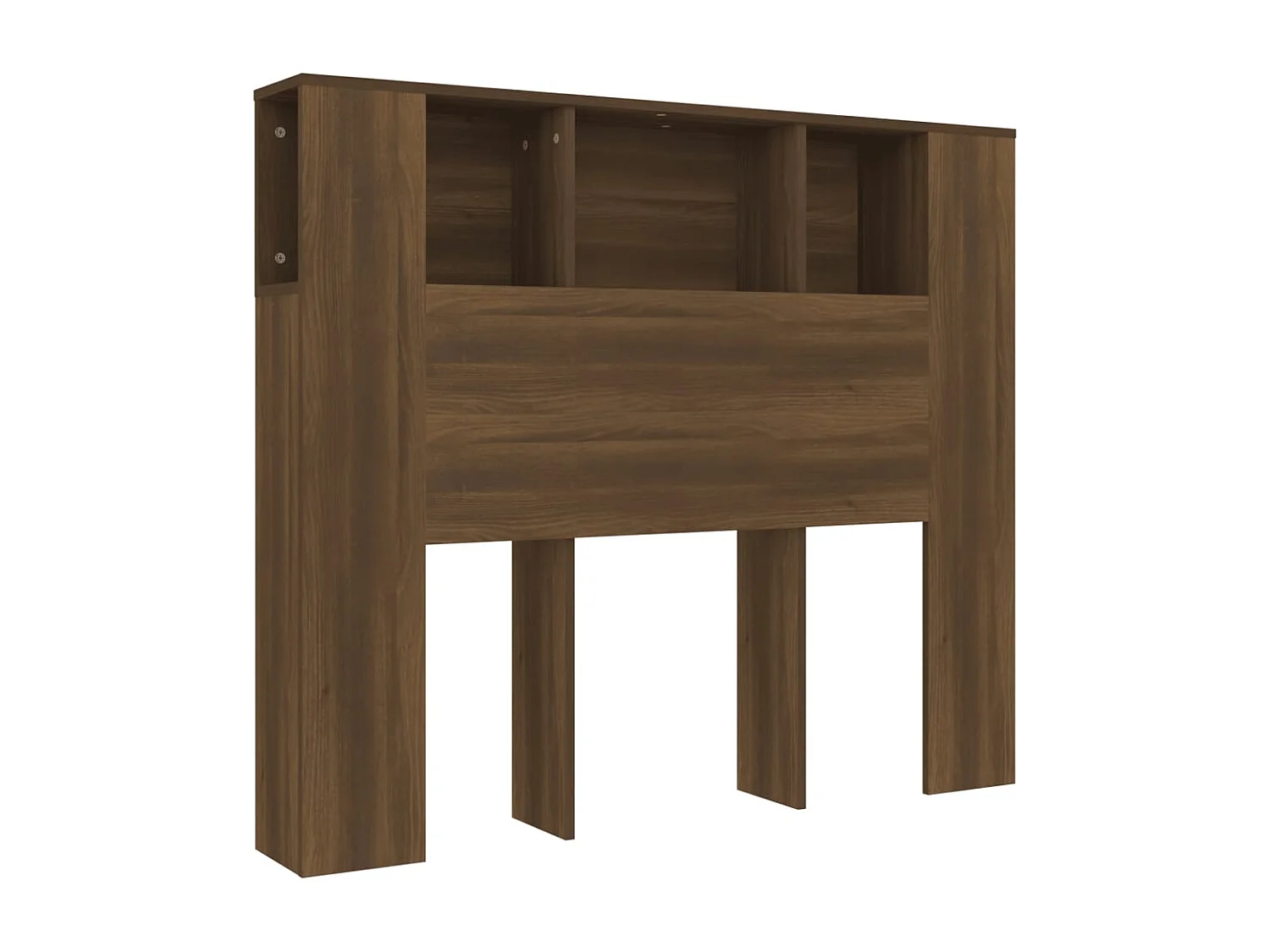 Hoofdbordkast 120x18,5x102,5 cm bruin eikenkleur