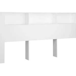 Hoofdbordkast 220×18,5×104,5 cm wit