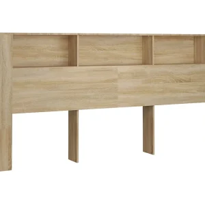 Hoofdbordkast 220×18,5×104,5 cm sonoma eikenkleurig