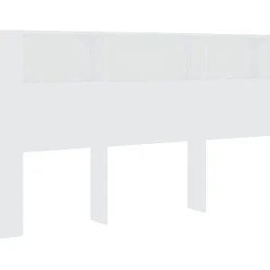 Hoofdbordkast 200×18,5×104,5 cm wit