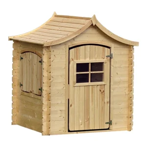Houten huis voor kinderen met vloer – 1.1m² / 146x112xH152 cm – M550 Houten huis voor kinderen met vloer – 1.1m² / 146x112xH152 cm – M550