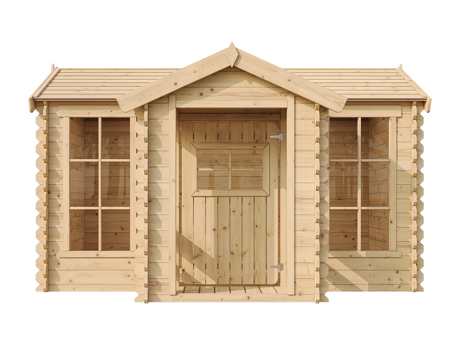 Houten speelhuis voor kinderen H151 x 241 x 187 cm / 2,63 m2 - TIMBELA M520