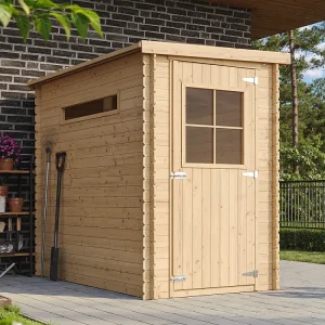 Houten tuinhuis – B144xL239xH198 cm/ 2,63 m2 TIMBELA M306