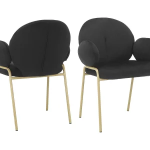 Iwama Eetkamerstoel 2pk Zwart Iwama Eetkamerstoel 2pk Zwart