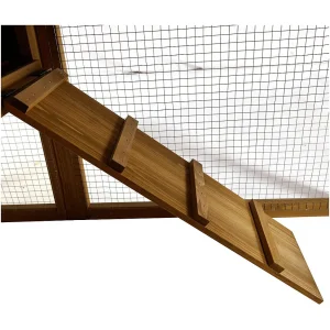 Kippenhok hout met nestkast "Clochette" – Bruin – kastanjebruin Kippenhok hout met nestkast "Clochette" – Bruin – kastanjebruin