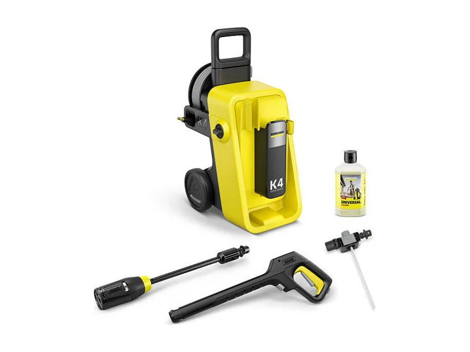 Hogedrukreiniger KARCHER K4 Comfort Premium 130 bar, 1800W, 420 L/u met 8m PremiumFlex slanghaspel