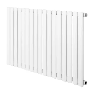 Horizontaal design radiator ovaal – 1 kolom – wit – 600 x 1020 mm Horizontaal design radiator ovaal – 1 kolom – wit – 600 x 1020 mm