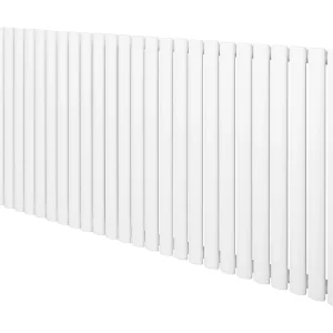 Horizontaal design radiator ovaal – 1 kolom – wit – 600 x 1620 mm Horizontaal design radiator ovaal – 1 kolom – wit – 600 x 1620 mm