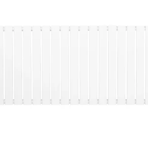 Horizontale design radiator vlak – 1 kolom – wit – 600x1190mm – thermostaatkraan Horizontale design radiator vlak – 1 kolom – wit – 600x1190mm – thermostaatkraan