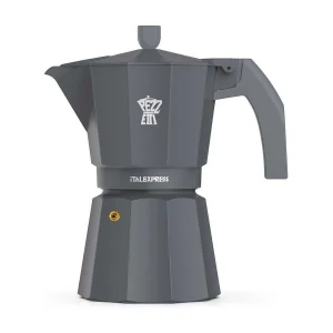 Italiaanse Koffiezetter Pezzetti Italexpress Aluminium 6 Kopjes Blauw – Rijke Aroma's, Elegant Italiaans Design Italiaanse Koffiezetter Pezzetti Italexpress Aluminium 6 Kopjes Blauw – Rijke Aroma's, Elegant Italiaans Design