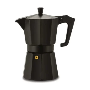 Italiaanse Koffiezetter Pezzetti Italexpress Aluminium Zwart 6 Kopjes – Traditionele Aromatische Koffie Italiaanse Koffiezetter Pezzetti Italexpress Aluminium Zwart 6 Kopjes – Traditionele Aromatische Koffie