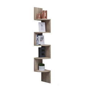 Houten wandplank deco hoekplank Mintis Houten wandplank deco hoekplank Mintis