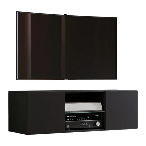 Hout TV Muur Lowboard Fernseh Jusa 115 Hout TV Muur Lowboard Fernseh Jusa 115