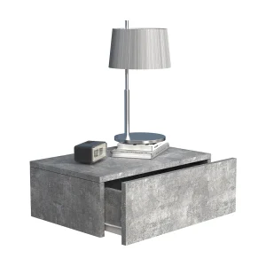 Houten muur hangende nachtkastje Usal M 45 cm
